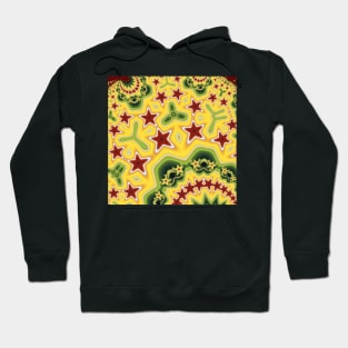 abstract christmas pattern Hoodie